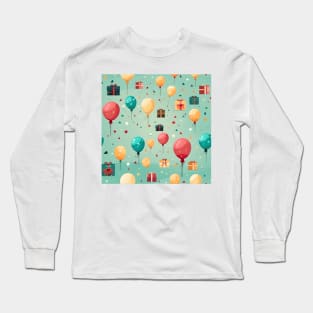 Happy Birthday Party Celebration Pattern 9 Long Sleeve T-Shirt